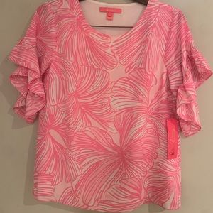 NWT Lilly Pulitzer Darlah Top Fronds Place